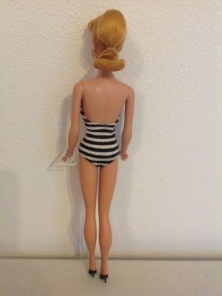 Vintage Blonde Ponytail 4 Barbie w/original swimsuit 5