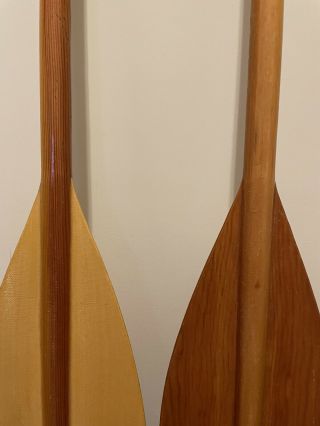 Vintage Sawyer Canoe Paddles / T - Grip (2)