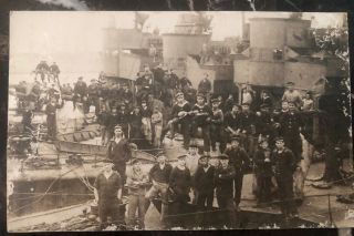 Germany Real Picture Postcard Rppc Our Navy Kaiserliche Marine Ww1