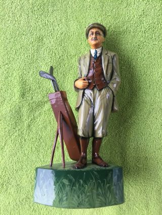 Donald Ross One Of - A - Kind Hand Carved Wooden Figure