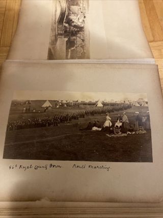 Antique 1880’s Photo Album Including Queen Victoria 86th Royal County Down March