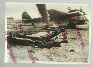 Ww2 1942 German Army Press Photo Stuka Bombers Bombs Luftwaffe Russia Soviets
