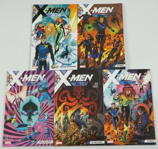 X - Men: Blue Tpb 1 - 5 Vf/nm Complete Series - Marvel Team From Past 1 - 36