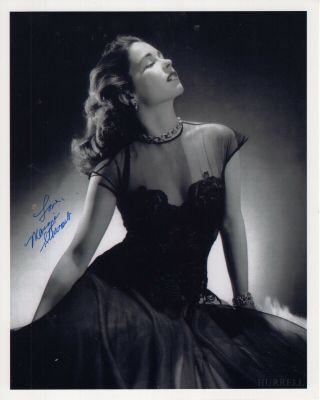 Margie Stewart Hand Signed 8x10 Photo,  Lovely Actress,  Ww Ii Pin Up Girl