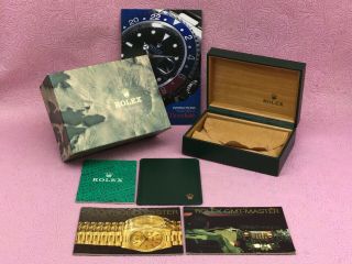 Rolex 16700 Gmt - Master Vintage Watch Box Case Booklet 68.  00.  55 B4835