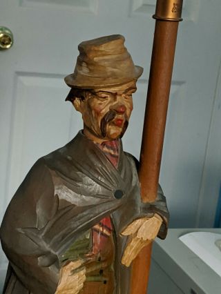 Black Forest Karl Griesbaum Automation Hand Carved Hobo Whistler
