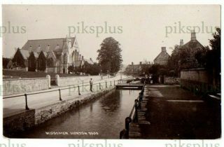 Old Postcard Midsomer Norton Methodist Church Somerset Real Photo Vintage C.  1910