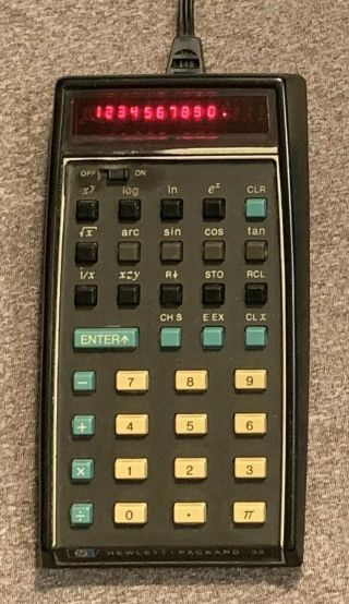 Vintage Hp 35 Led Scientific Calculator