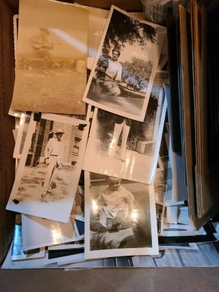 Large Flat Rate Box Full Of Vintage And Antique Photographs Portraits Cabinet.