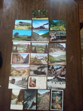 Vintage Colorado Railroad Postcards.  Miscellaneous Views.