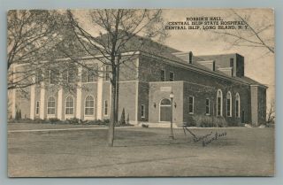 Long Island Ny Central Islip State Hospital Vintage Postcard