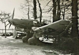 - Ww2 German Stuka (stab I.  G 77) Dive Bomber Photo Hiding Camo In Woods