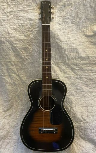Vintage Silvertone Guitar 1963 Stella Model 604 Acoustic Guitar