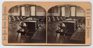 Shaker School Room Interior By W.  G.  C.  Kimball Concord Hampshire 1870s Sv