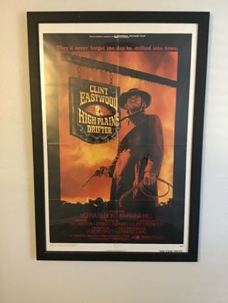 High Plains Drifter Poster - Clint Eastwood 1973 73/82