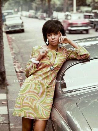 8x10 Vintage Old Photo Reprint Pretty African American Black Woman Girl Fashion