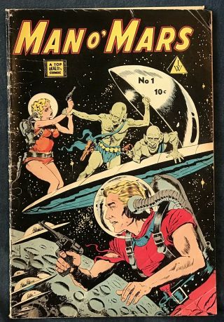 Man O’ Mars 1 Nov 1960 Great Sci - Fi Cover Tough To Find