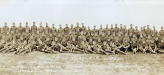 World War One Company L 325th Infantry Regiment 82nd Division Yardlong Photo
