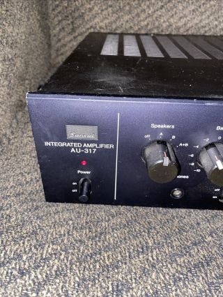 Vintage Sansui AU - 317 Integrated Amplifier Turns On Not 3