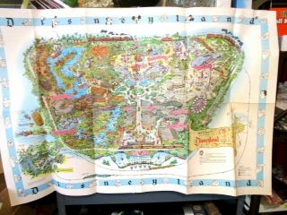 Vintage Disneyland 1962 Poster Map Magic Kingdom Anaheim As Can Be