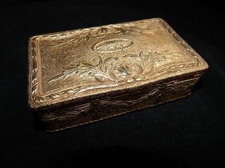 Early 20th Century Louis Xvi Style Tiffany Studios York Gilt Bronze Box 1831