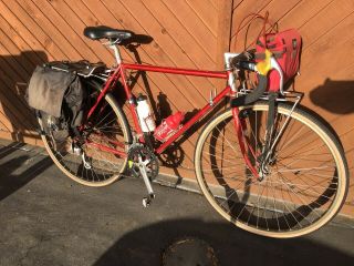 Sr Semi Pro Vintage Touring Bike - Red Steel Frame 20.  5 "
