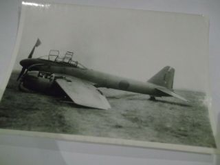 Rare = Orig Photo = Japanese Ww2 = Rikugun Ki.  93 Crash