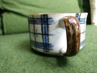 Vintage Otagiri Stoneware Indigo MCM Abstract Soup Coffee Mug Japan OMC Sticker 2