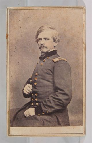 1860s Civil War General Nathaniel Banks Cdv Photograph / Photo Orleans