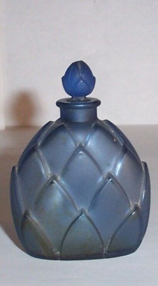 Vintage Perfume Bottle,  R.  Lalique France,  Rare Collectible Vanity Top