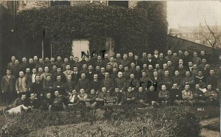 Ww1 German Pow Prisoners Of War Ashbourne Derbyshire 1919