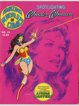 World Of Dc Comics 15 Vf/nm 9.  0 White Pages Prozine Dc 1977 No Resv