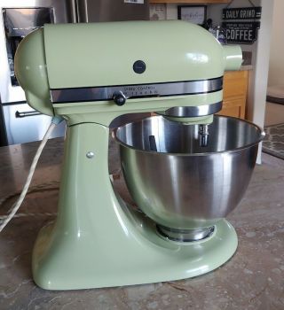 Usa K45 Vintage Kitchenaid 10 Speed Avocado Green Stand Mixer One Owner
