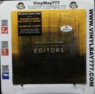 12 " Lp,  Cd Editors An End Has A Start 2007 Kitchenware Records 180g Import Kwx37