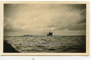 German Ww2 Photo U - Boat Conning Tower U - 31 Uboat Wwii Foto Submarine