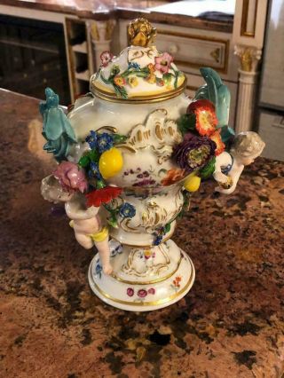 Very Rare 18th Century Meissen Porcelain Vase