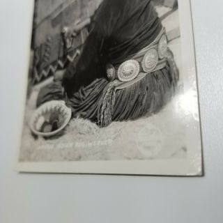 Vintage Postcard Navajo Indian Rug Weaver 1920s RPPC Frashers 3