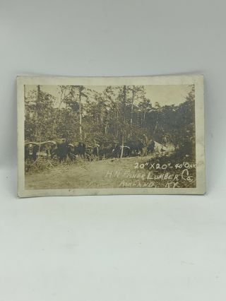 Vintage Photo Hn Fisher Lumber Co.  Ashland Ky Postcard Kentucky