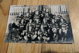 Vintage 1921/22 Northampton Saints Postcard Rugby Football Team