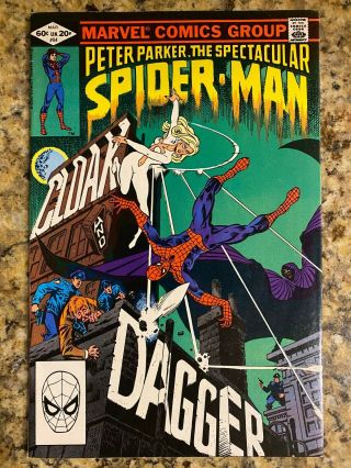 Spectacular Spider - Man 64 Vf,  8.  5 / 1st Cloak & Dagger / Tv Show / Marvel Comic