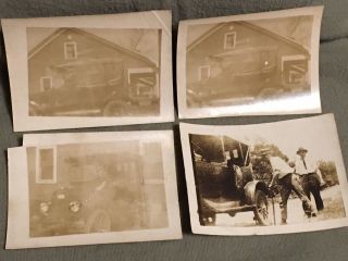 Antique Vintage Black White Photographs Men Old Car Pocahontas Arkansas