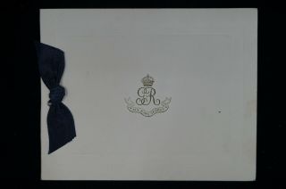 Ww2 British Navy Rn Hms King George V Christmas Card And Photo