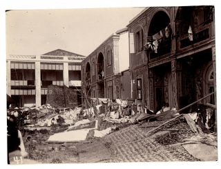 1922 Swatow Typhoon Damages Destroyed Buildings Mee Cheung Photo China Shantou