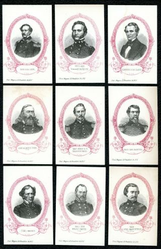 Civil War Cdv Album 35 Top Confederate Leaders By Charles Magnus Of York