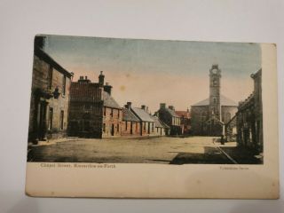 Vintage Postcard Chapel Street Kincardine - On - Forth