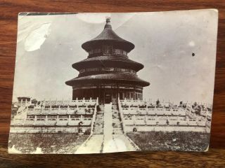 China Old Photo Chinese Temple Of Temple Peking