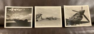 Rare Vintage Ww2 Flying Tigers China Blitzers 51st Fs 26 Fg P - 40 Cbi Photos