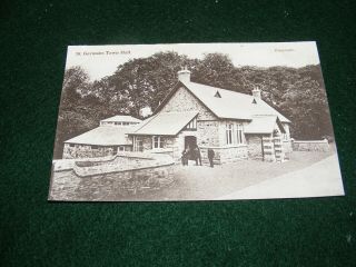 Vintage Postcard St Germans Town Hall Cornwall T Harris Quethiock Liskeard