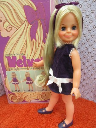 1970 Vintage Ideal Velvet Doll - Crissy Growing Hair Cousin
