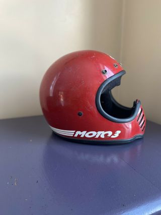 Vintage Bell Moto Star 3 Iii Motorcycle Full Face Helmet 1975 Snell 7 1/8 70s